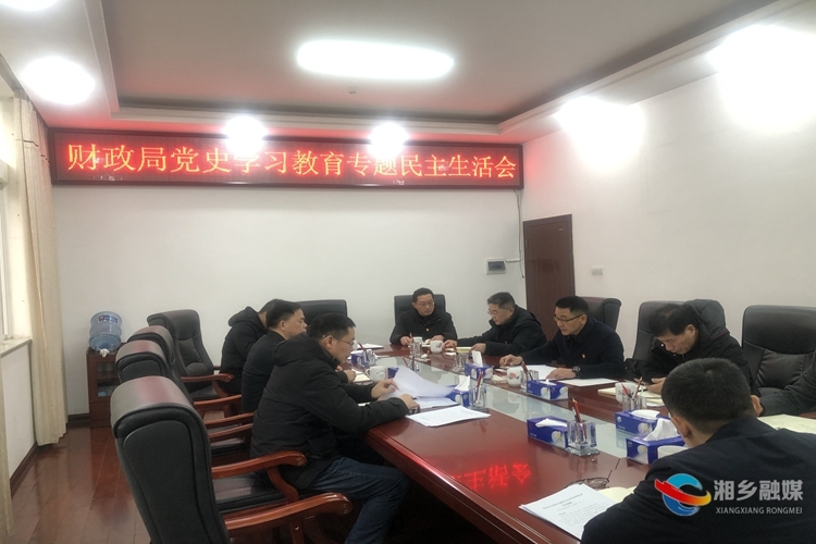 【党史学习教育】[财政局]主题民主生活会：严字当头 迎难而上 新年开创新局面