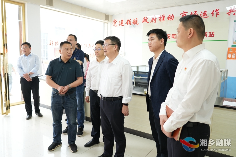 刘湘凌来湘乡调研深化供销合作社综合改革工作