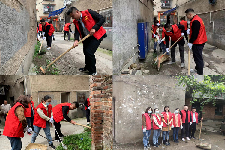 【创卫在行动】[财政局]清扫小区环境 助力创文创卫