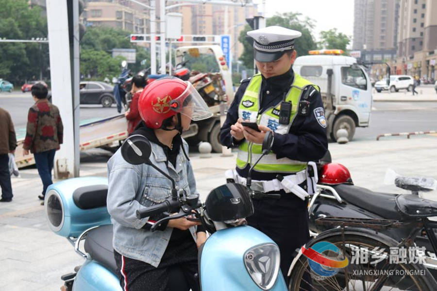 【文明创建进行时】湘乡交警大队持续整治道路交通违法行为