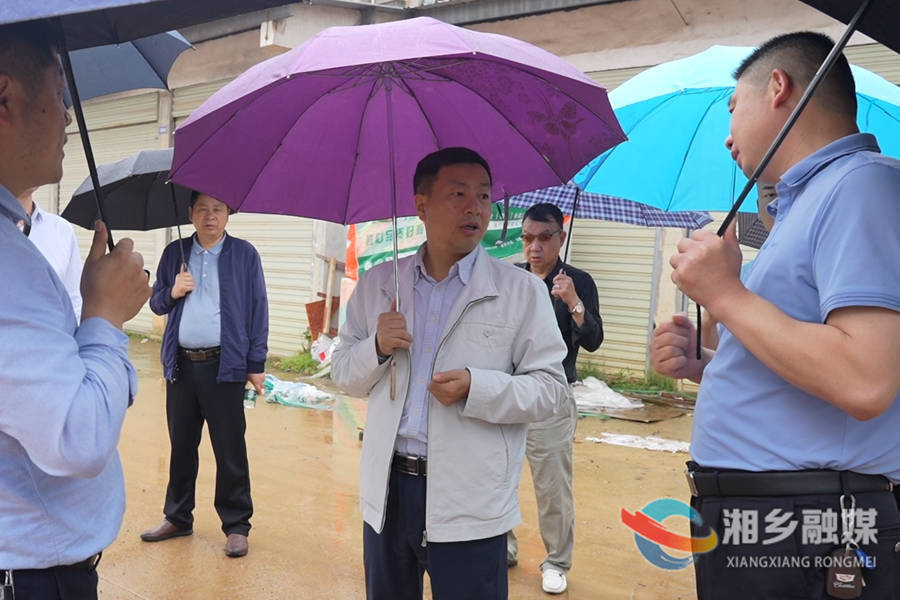 李文亮到新湘路街道调研督导文明创建“联点共建”工作