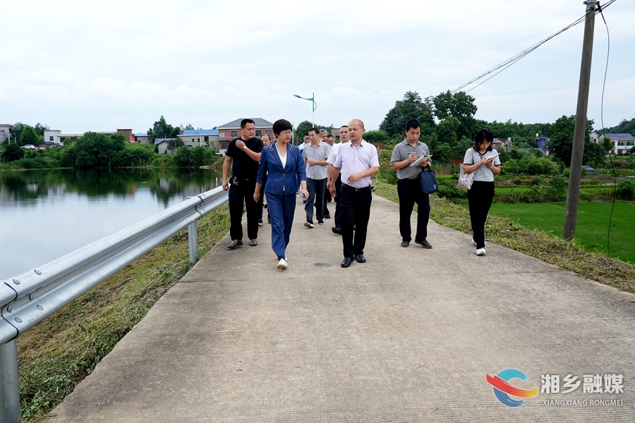 刘永珍来湘乡调研督导防汛抢险与文旅项目建设