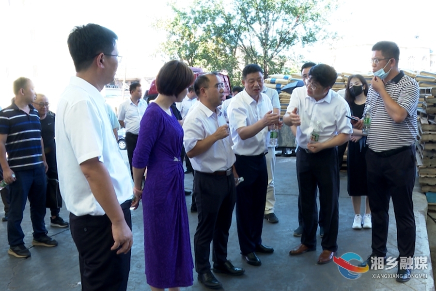 交通运输部审核组来湘乡审核湖南神龙万里多式联运示范工程