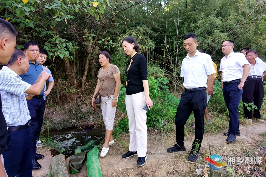 湘潭市副市长周艳希来湘乡督导防旱抗旱工作