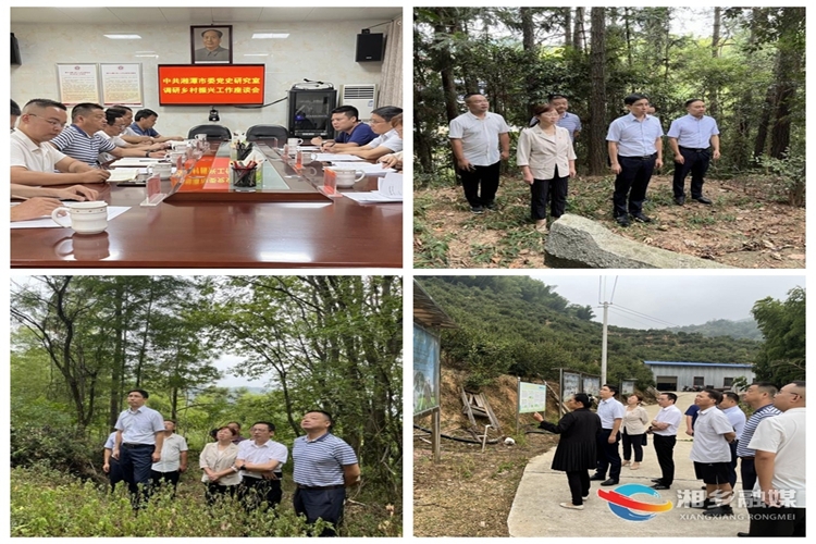 湘潭市党史研究室到翻江镇调研乡村振兴等工作