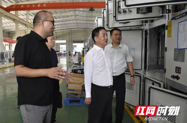 陈忠红带队开展“千百扶培”联点企业督查调研