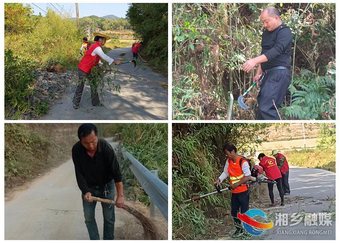 [白田镇]清扫公路美环境 志愿服务我先行