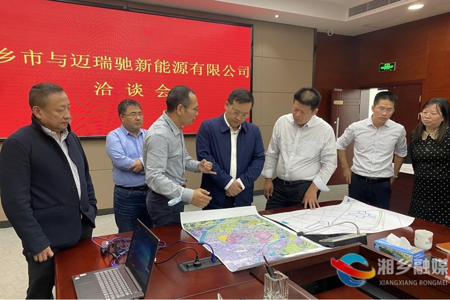 郭勇会见迈瑞驰新能源有限公司董事长孙庆峰一行