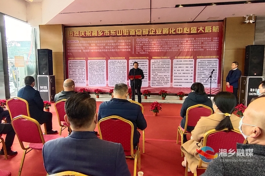 激发创新创业活力 东山街道总部企业孵化中心揭牌