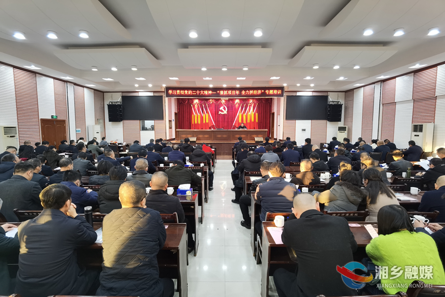 【狠抓项目年 全力拼经济】学习贯彻党的二十大精神——“狠抓项目年 全力拼经济”专题培训班圆满结业 赵新文出席
