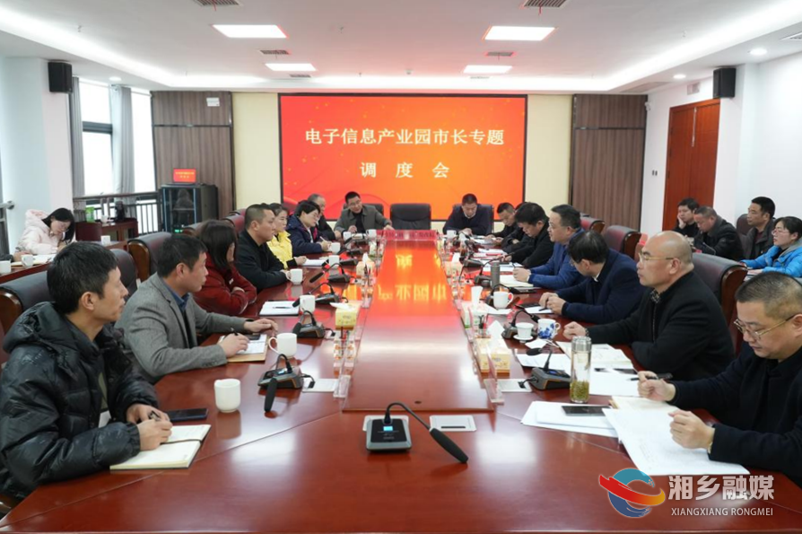 郭勇主持召开电子信息产业园专题调度会：强化科技创新 不断提升企业生产质效和市场竞争力