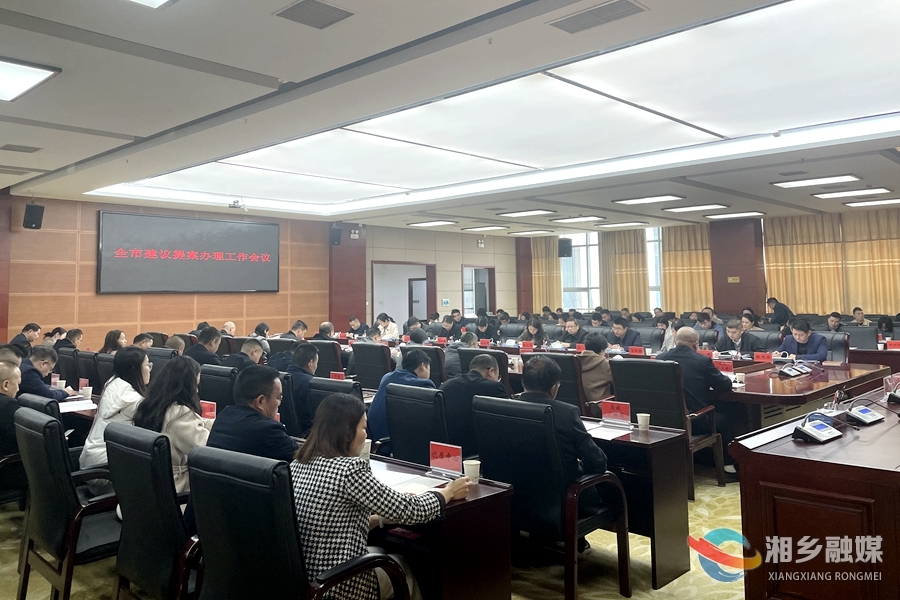 今年湘乡市政府系统收到建议提案481件