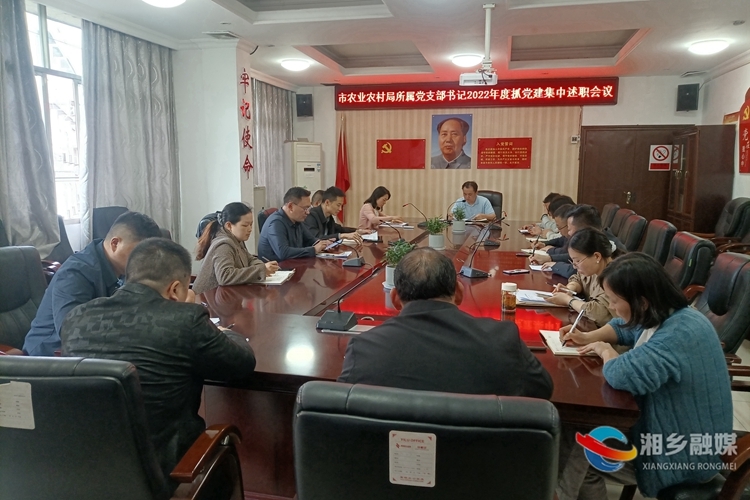 [农业农村局]召开党支部书记集中述职会