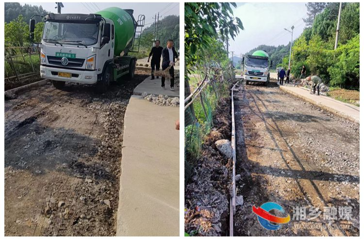 [金石镇]村庄道路硬化 造福百姓生活