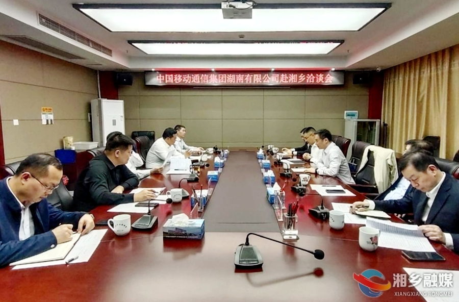 【狠抓项目年 全力拼经济】赵新文会见中国移动湖南公司董事长程伟一行