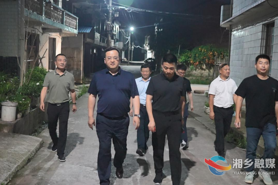 【大兴调查研究】郭勇夜巡山枣村开展“走、找、想、促”调研活动
