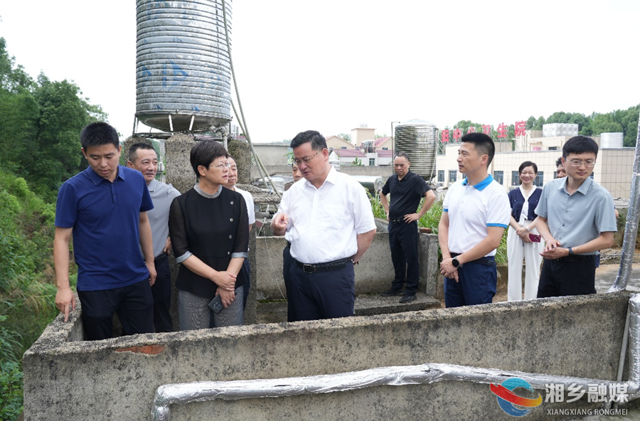 刘永珍率队来湘乡调研防汛抗旱工作