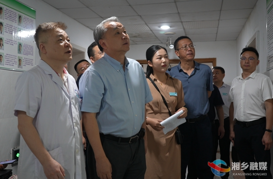 王松灵院士来湘乡调研卫生健康工作