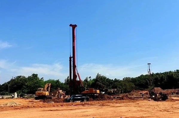 抢抓施工“黄金期” 湘乡这个项目开足马力抢进度