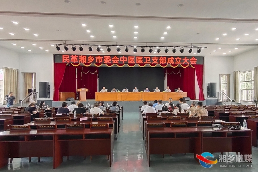 民革湘乡市委会中医医卫支部成立