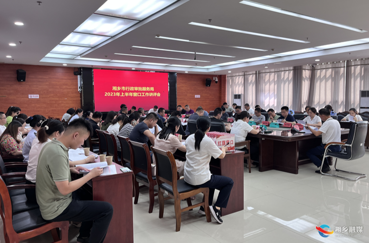 [行政审批服务局]上半年窗口工作讲评会召开