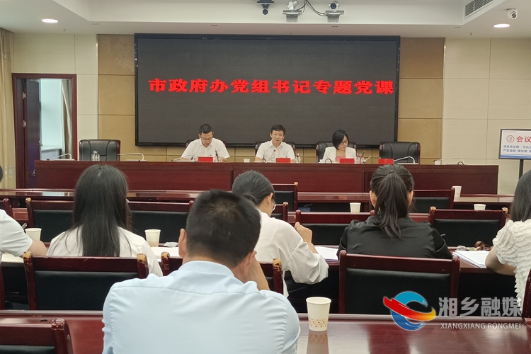 [政府办]党组书记上专题党课