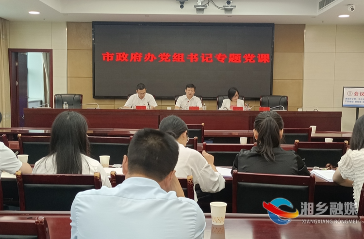 [政府办]党组书记上专题党课
