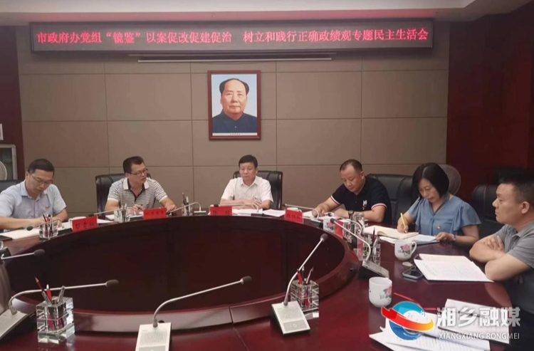 [政府办]召开“镜鉴”专题民主生活会