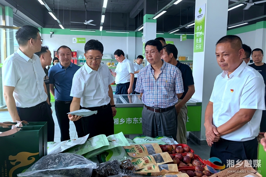 全国供销合作总社调研组到湘乡调研供销合作社工作