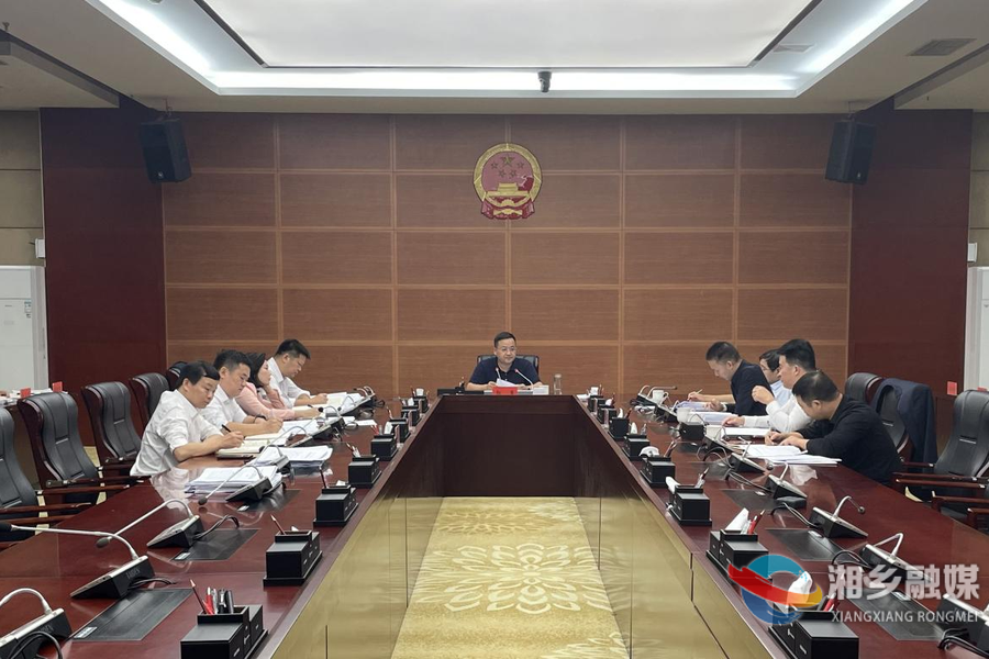 湘乡市政府党组理论学习中心组开展集体学习暨“以学增智”专题研讨