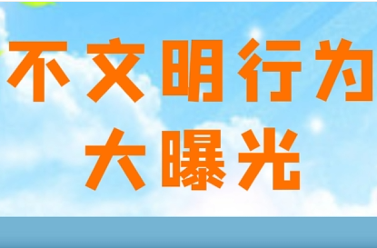 不文明行为大曝光