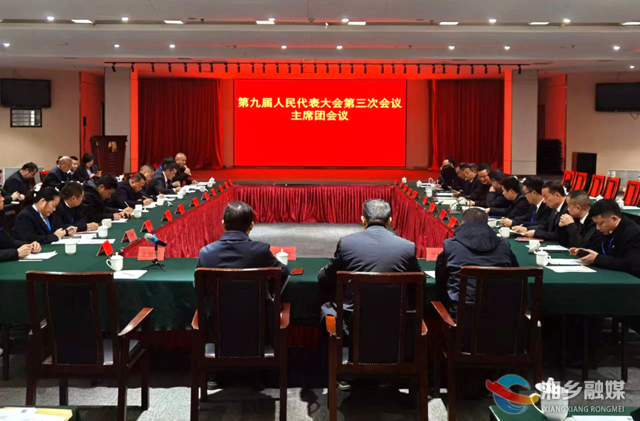 湘乡市第九届人民代表大会第三次会议举行主席团第三次会议