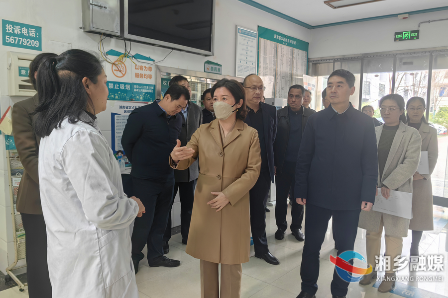 省卫健委来湘乡调研妇幼健康工作