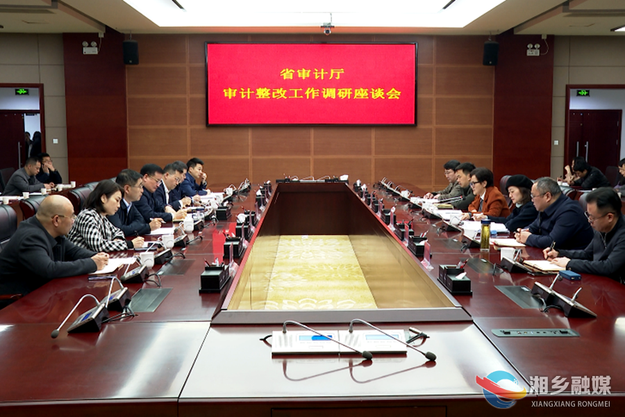 省审计厅来湘乡督导审计问题整改工作