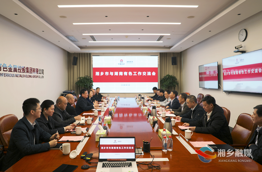 赵新文带队赴湖南有色金属控股集团招商洽谈
