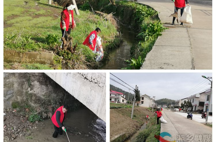 [栗山镇]清理河道垃圾 美化人居环境