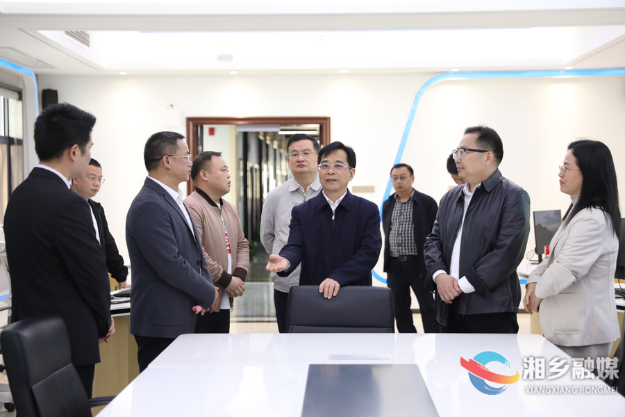 胡忠威来湘乡调研宣传文化思想工作