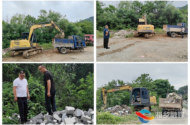 [东山街道]清理建筑垃圾 改善人居环境