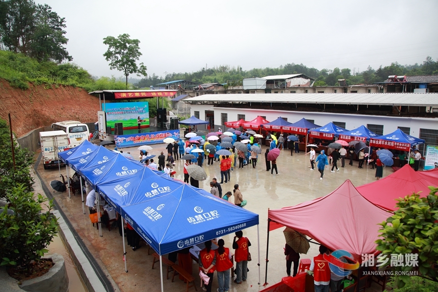 2024年湘乡市科技文化卫生“三下乡”活动走进栗山镇