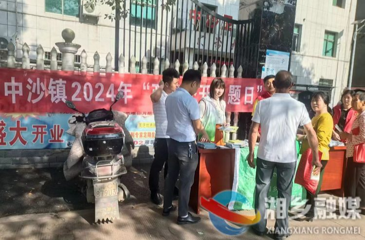 [中沙镇]政务公开进市场 贴心宣传暖民心