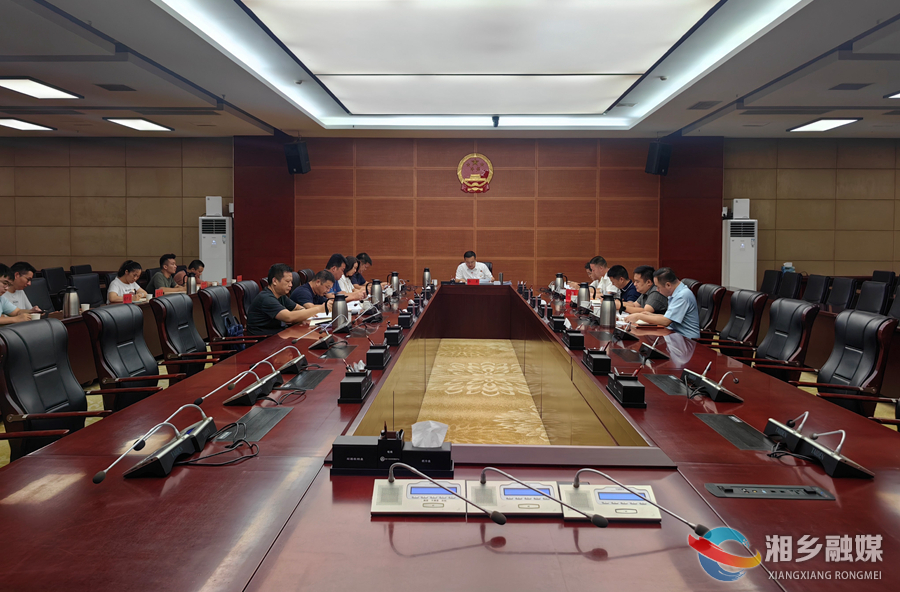 湘乡市政府党组理论学习中心组开展8月集体学习