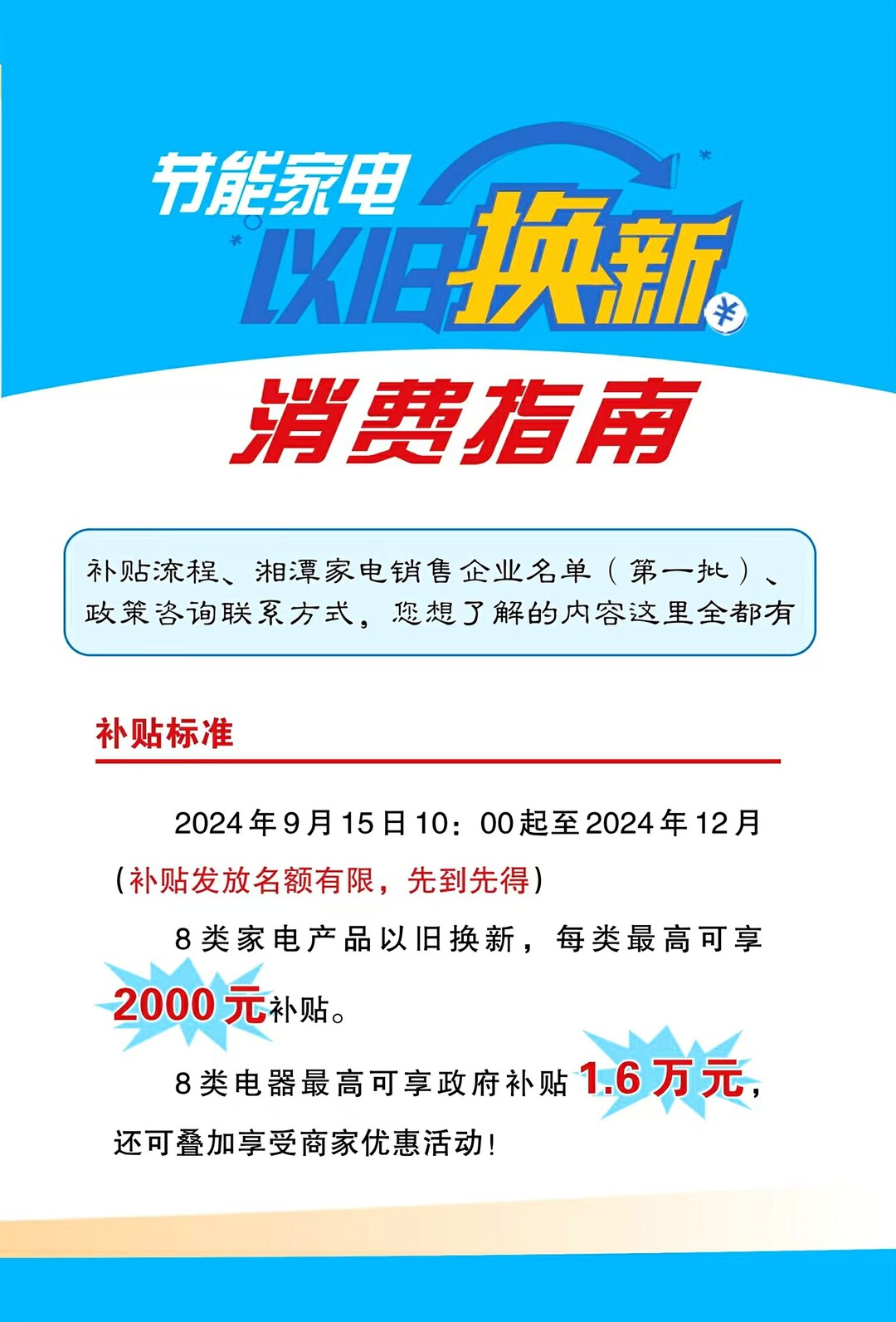 节能家电以旧换新消费指南