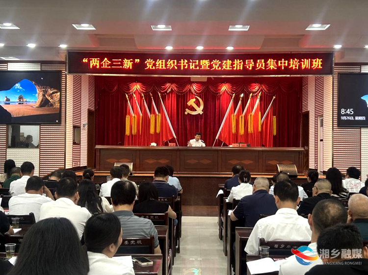 湘乡：开展“两企三新”党建培训 提升“三支队伍”能力水平