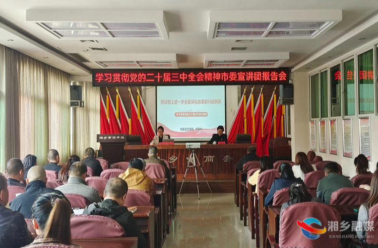 ［商务局］举办学习贯彻党的二十届三中全会精神市委宣讲团报告会