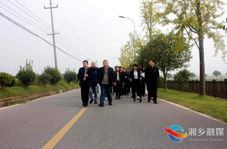 湘乡市2024第二期科干班调研“四好农村路” 体验乡村振兴新变化