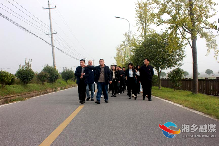 湘乡市2024第二期科干班调研“四好农村路” 体验乡村振兴新变化