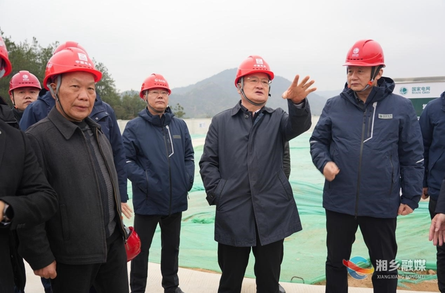 赵新文会见国网湘潭供电公司总经理林峰一行