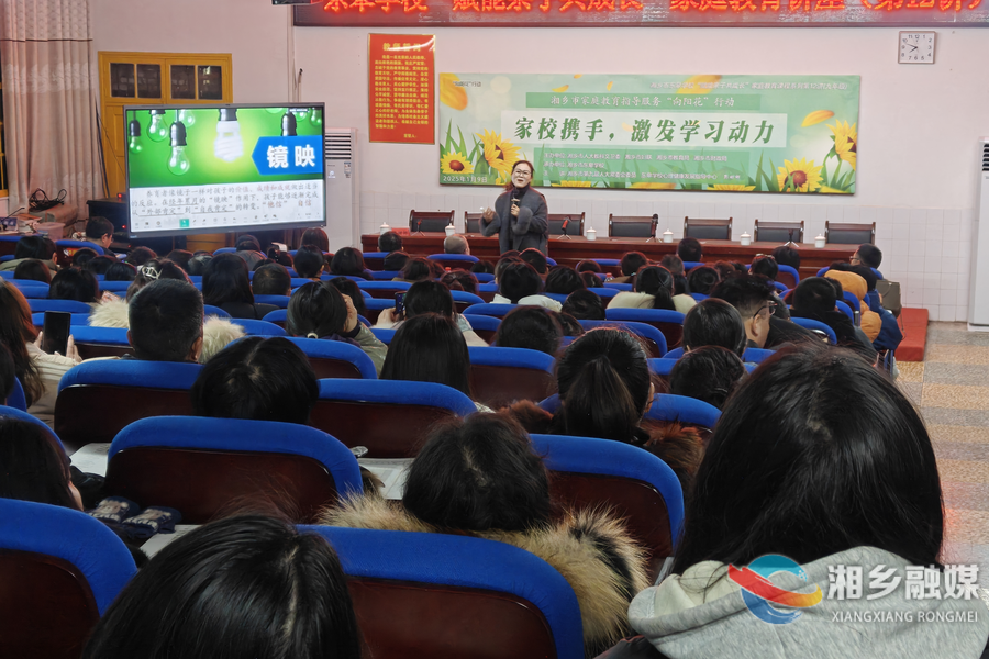 湘乡：“向阳花”行动走进东皋学校