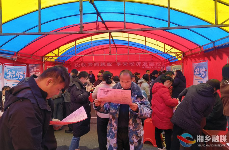[龙洞镇]春风送岗促就业 精准服务暖民心