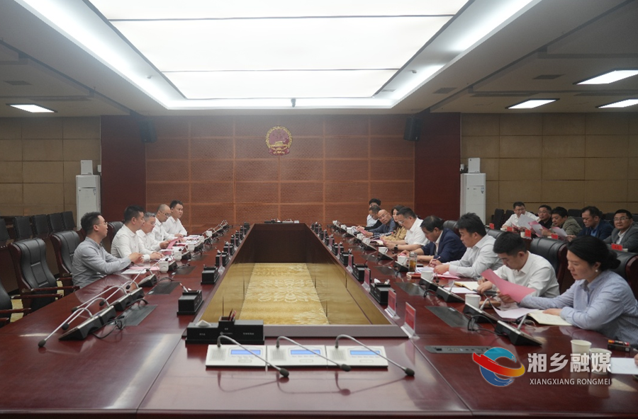 郭勇会见中国国际商会湖南商会副会长兰广湘一行